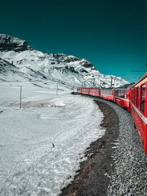 By train across the Alps